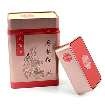 丹參粉長(zhǎng)方形金屬鐵盒_保健品鐵盒包裝定制廠(chǎng)家